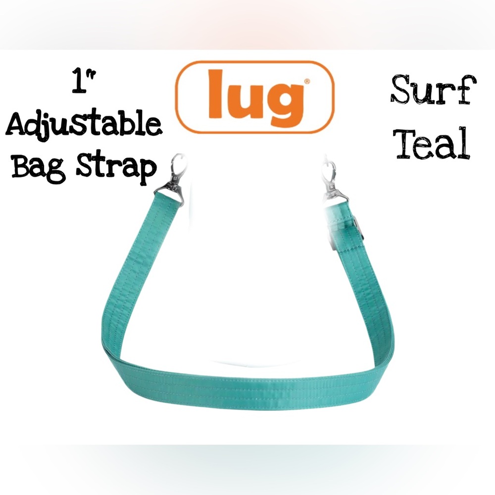 Lug 1” Adjustable Bag Strap Surf Teal Brand New, Never Used